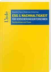 Cover von ESG und Nachhaltigkeit für Versicherungsunternehmen