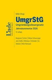 Cover von UmgrStG - Umgründungssteuergesetz 2026