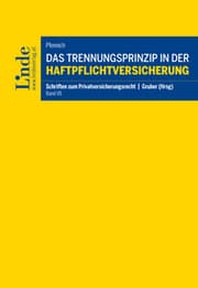Cover von Das Trennungsprinzip in der Haftpflichtversicherung