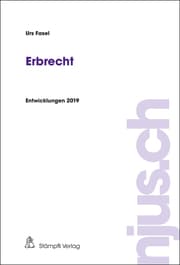 Cover von Erbrecht