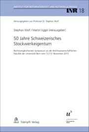 Cover von 50 Jahre Schweizerisches Stockwerkeigentum