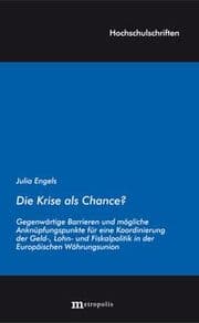 Cover von Die Krise als Chance?