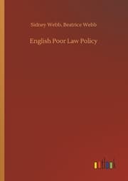Cover von English Poor Law Policy