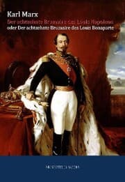 Cover von Der achtzehnte Brumaire des Louis Napoleon