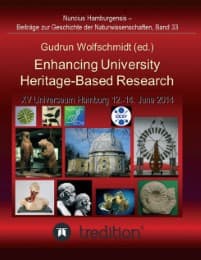 Cover von Enhancing University Heritage-Based Research. Proceedings of the XV Universeum Network Meeting, Hamburg, 12-14 June 2014.