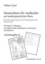 Cover von Deutschkurs für Ausländer auf muttersprachlicher Basis - Anleitungsbuch