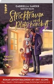 Cover von Stricktraum und Plätzchenduft. Eine Kreativ-Romance. Mit Muster-Schal-Knit-Along. Adventskalenderbuch (Band 2)