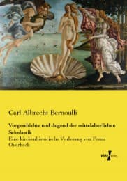 Cover von Vorgeschichte und Jugend der mittelalterlichen Scholastik