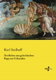 Cover von Ärztliches aus griechischen Papyrus-Urkunden
