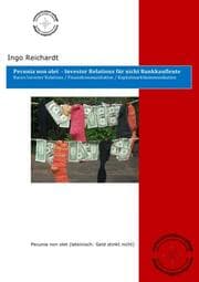 Cover von Pecunia non olet - Investor Relations für nicht Bankkaufleute
