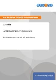 Cover von Antidiskriminierungsgesetz