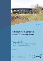 Cover von Erhalten durch Sanieren - DenkMal drüber nach!