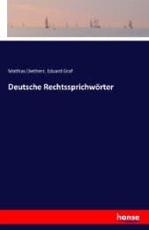 Cover von Deutsche Rechtssprichwörter