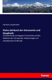 Cover von Kleins Jahrbuch der Astronomie und Geophysik
