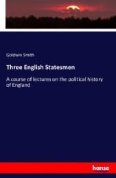 Cover von Three English Statesmen