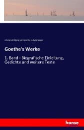 Cover von Goethe's Werke