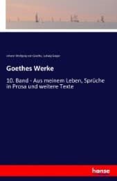 Cover von Goethes Werke