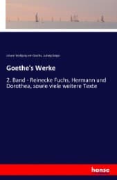 Cover von Goethe's Werke