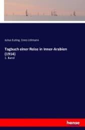 Cover von Tagbuch einer Reise in Inner-Arabien (1914)
