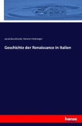 Cover von Geschichte der Renaissance in Italien