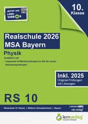 Cover von Original-Prüfungen Realschulabschluss Bayern 2026 Physik