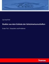 Cover von Studien aus dem Gebiete der Geheimwissenschaften