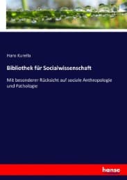 Cover von Bibliothek für Socialwissenschaft