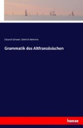Cover von Grammatik des Altfranzösischen