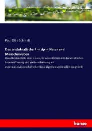 Cover von Das aristokratische Prinzip in Natur und Menschenleben