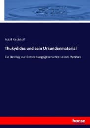 Cover von Thukydides und sein Urkundenmaterial
