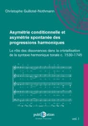 Cover von Asymétrie conditionnelle et asymétrie spontanée des progressions harmoniques