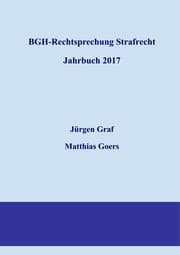 Cover von BGH-Rechtsprechung Strafrecht - Jahrbuch 2017