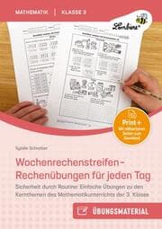 Cover von Wochenrechenstreifen - Rechenübungen für jeden Tag