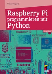 Cover von Raspberry Pi programmieren mit Python