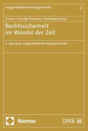 Cover von Rechtssicherheit im Wandel der Zeit