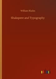 Cover von Shakspere and Typography