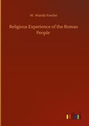 Cover von Religious Experience of the Roman People
