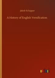 Cover von A History of English Versification