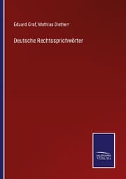 Cover von Deutsche Rechtssprichwörter