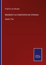 Cover von Handbuch zur Geschichte der Litteratur