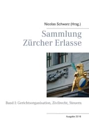 Cover von Sammlung Zürcher Erlasse