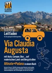 Cover von Via Claudia Augusta mit Auto, Camper, Bus,... 'Altinate' + 'Padana' BUDGET