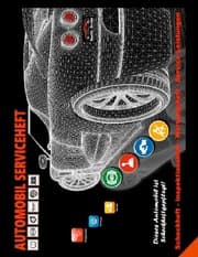 Cover von AUTOMOBIL SERVICEHEFT KFZ Scheckheft Inspektionsheft Wartungsheft Service Leistungen