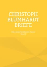 Cover von Christoph Blumhardt Briefe Band 1