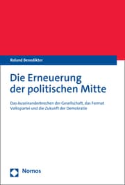 Cover von Die Erneuerung der politischen Mitte