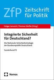 Cover von Integrierte Sicherheit für Deutschland?