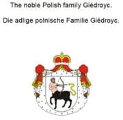 Cover von The noble Polish family Giedroyc. Die adlige polnische Familie Giedroyc.