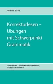 Cover von Korrekturlesen - Übungen mit Schwerpunkt Grammatik