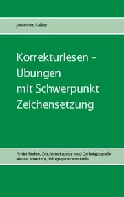 Cover von Korrekturlesen - Übungen mit Schwerpunkt Zeichensetzung