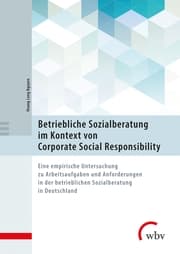 Cover von Betriebliche Sozialberatung im Kontext von Corporate Social Responsibility